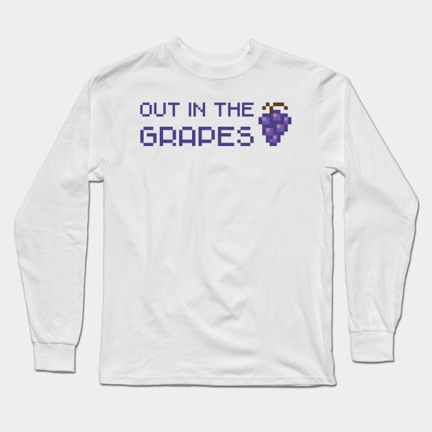 Out in the Grapes Long Sleeve T-Shirt by imlying